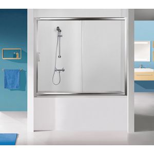 Wersja kabiny prysznicowej w kolorze srebrnym błyszczącym z wypełnieniem W0
