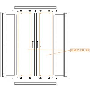Door glass - safety glass sheet