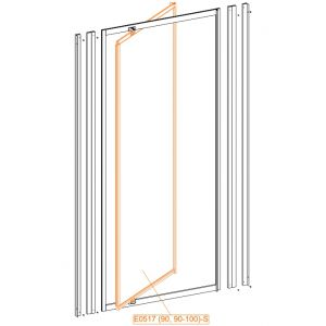 Moveable element - safety glass sheet