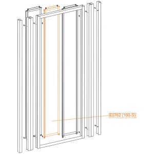 Middle moveable element - safety glass sheet