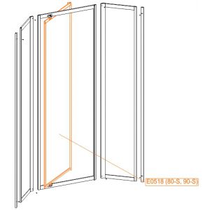 Moveable element - safety glass sheet