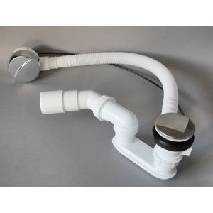 Bathtub fi52 siphon with 57 cm overlow pipe