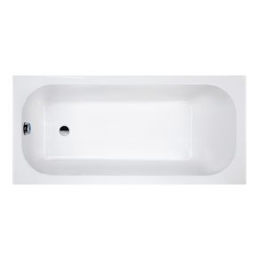 Bathtub is presented in white colour