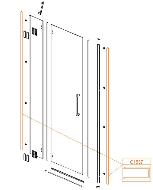 Spare part - Profil - Wall channel bar 