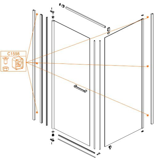 Spare part - Adjustment cube