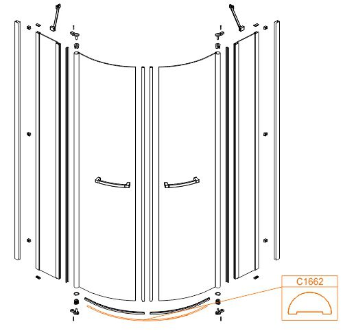 Spare part - Bent profile - lower