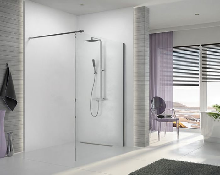 Shower enclosure - version: silver gloss colour and W15 printscreen
