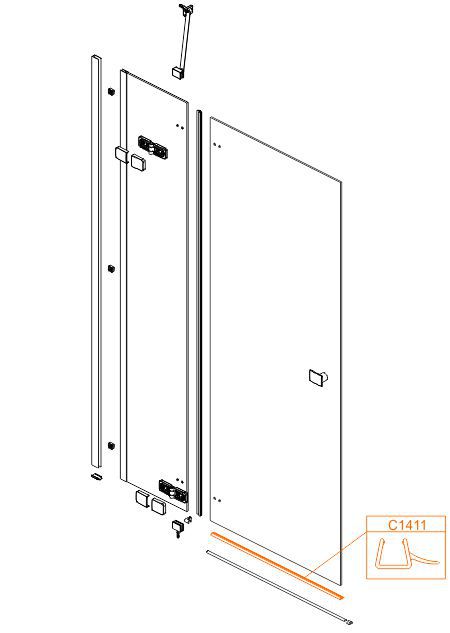 Spare part - Door lower seal