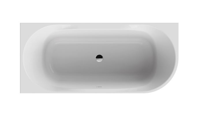 Asymmetrical left complete bathtub Loft Line