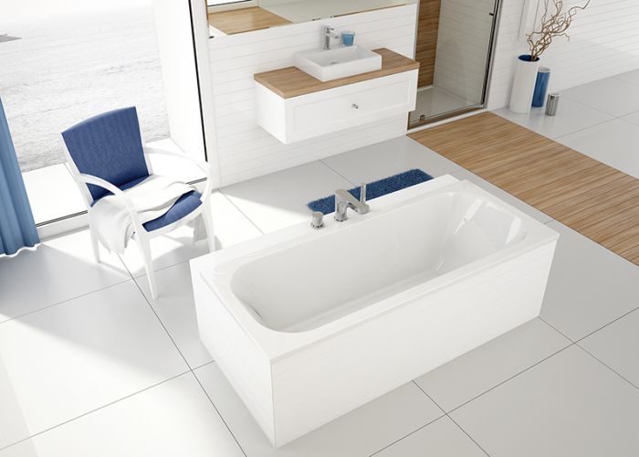 Rectangular countertop washbasin - Unb-M/FREE