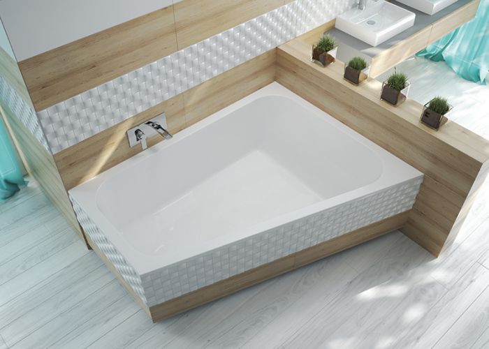 Trapezoidal bathtub - WTL(P)/FREE