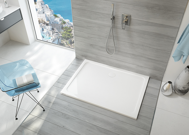 Prestige Mineral shower tray - high quality and modern design in 11 dimensions