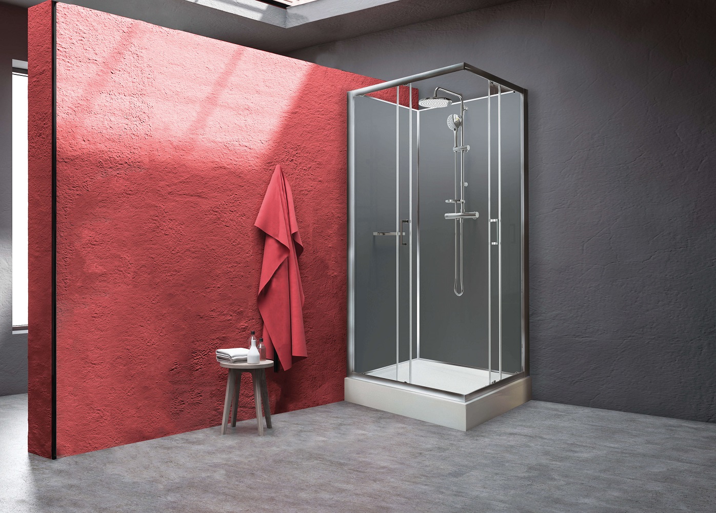 Smart Solutions is a response to the need to adjust the elements of the shower area