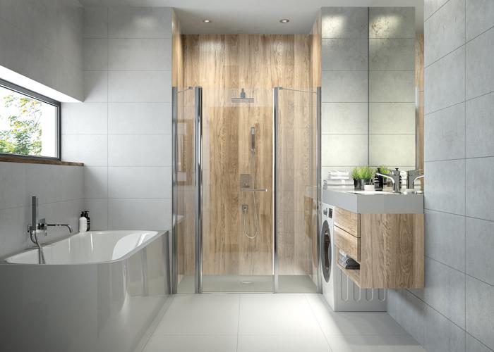 Wnęka w łazience - idealne miejsce na drzwi prysznicowe!