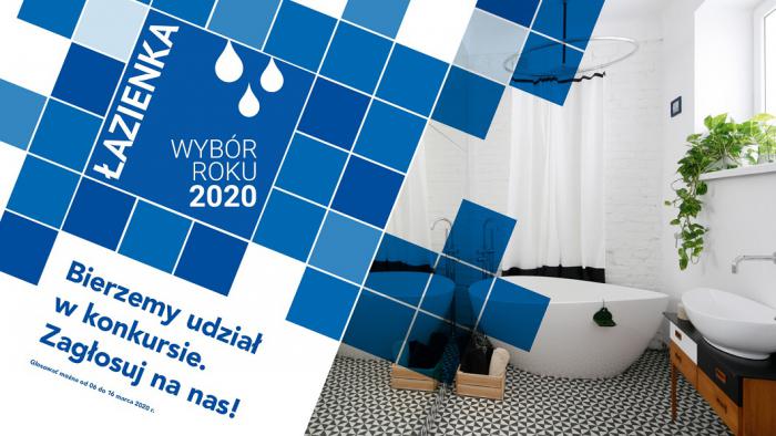 Łazienka – Wybór Roku 2020 – bierzemy udział w konkursie