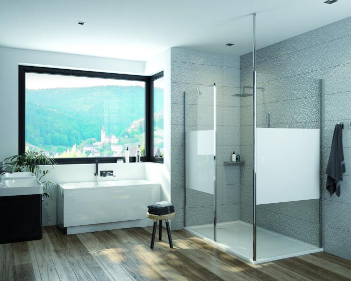 Bathtub or shower enclosure? How to combine convenience and functionality?