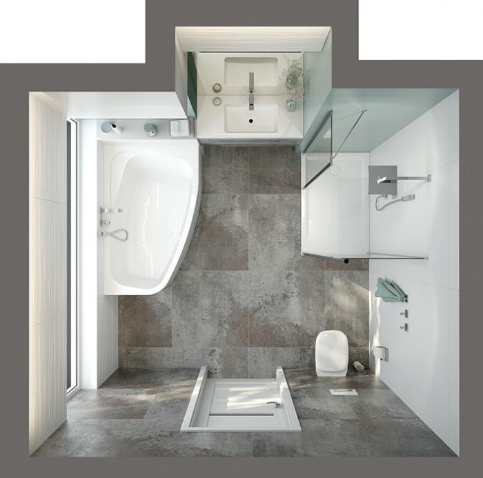 Minimalistyczna estetyka, efekt naturalności...czyli pomysł na łazienkę z betonem strukturalnym