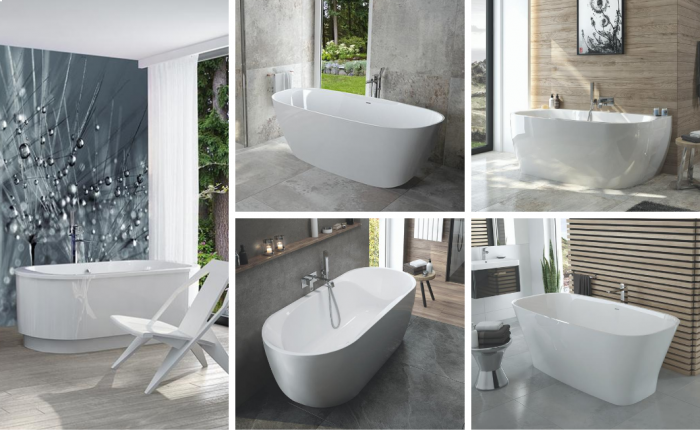 A complete bathtub solution made by SANPLAST SA in your bathroom 