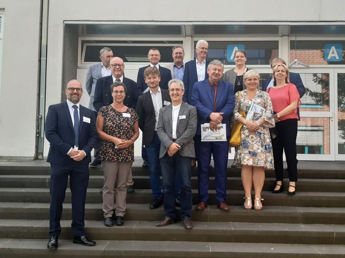 Representatives of the local authorities and SANPLAST SA with a return visit in Düren and Kreuzau, Germany