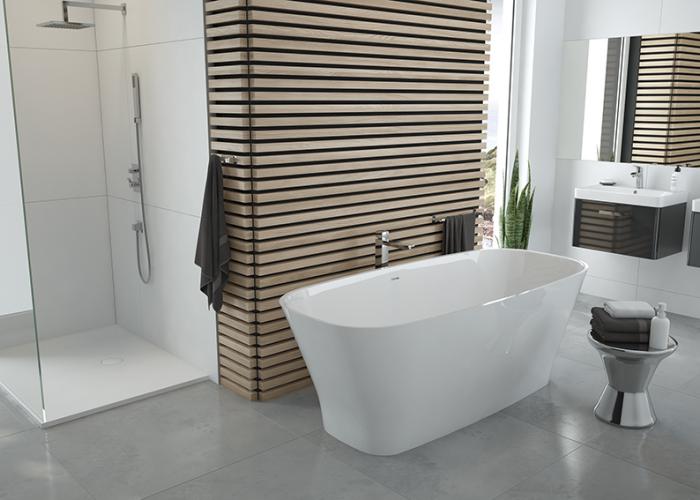 Novelties from SANPLAST SA: NATUR MINERAL bathtub: decoration of your bathroom