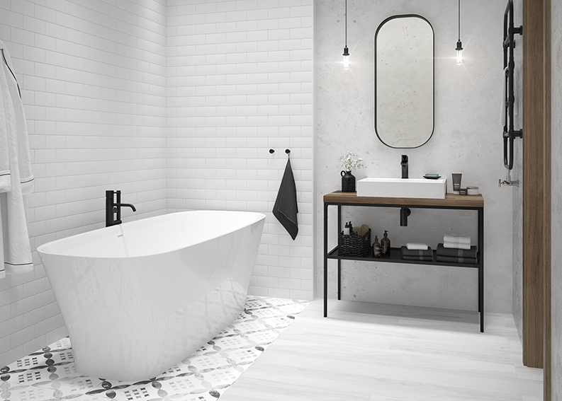 Freestanding bathtub - timeless elegance