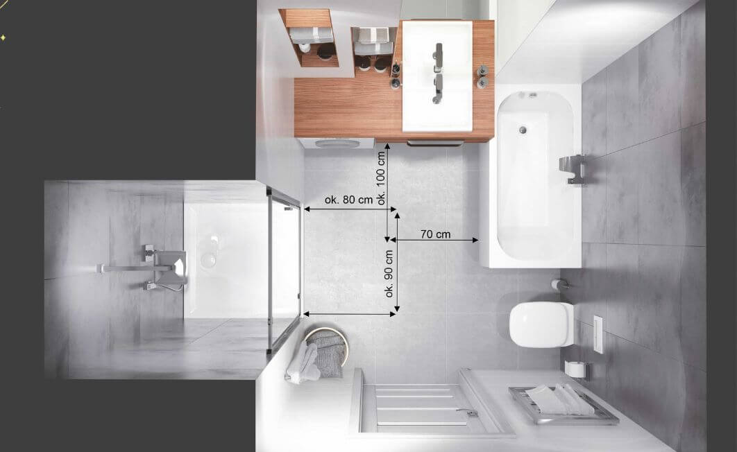 Planowanie i rozmieszczenie elementów łazienki w trakcie remontu
